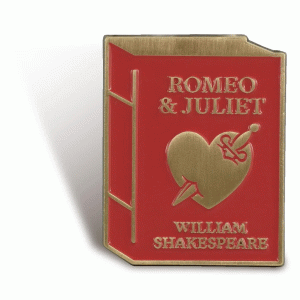 PBADWS02 Pin Badge - Shakespeare - Romeo and Juliet